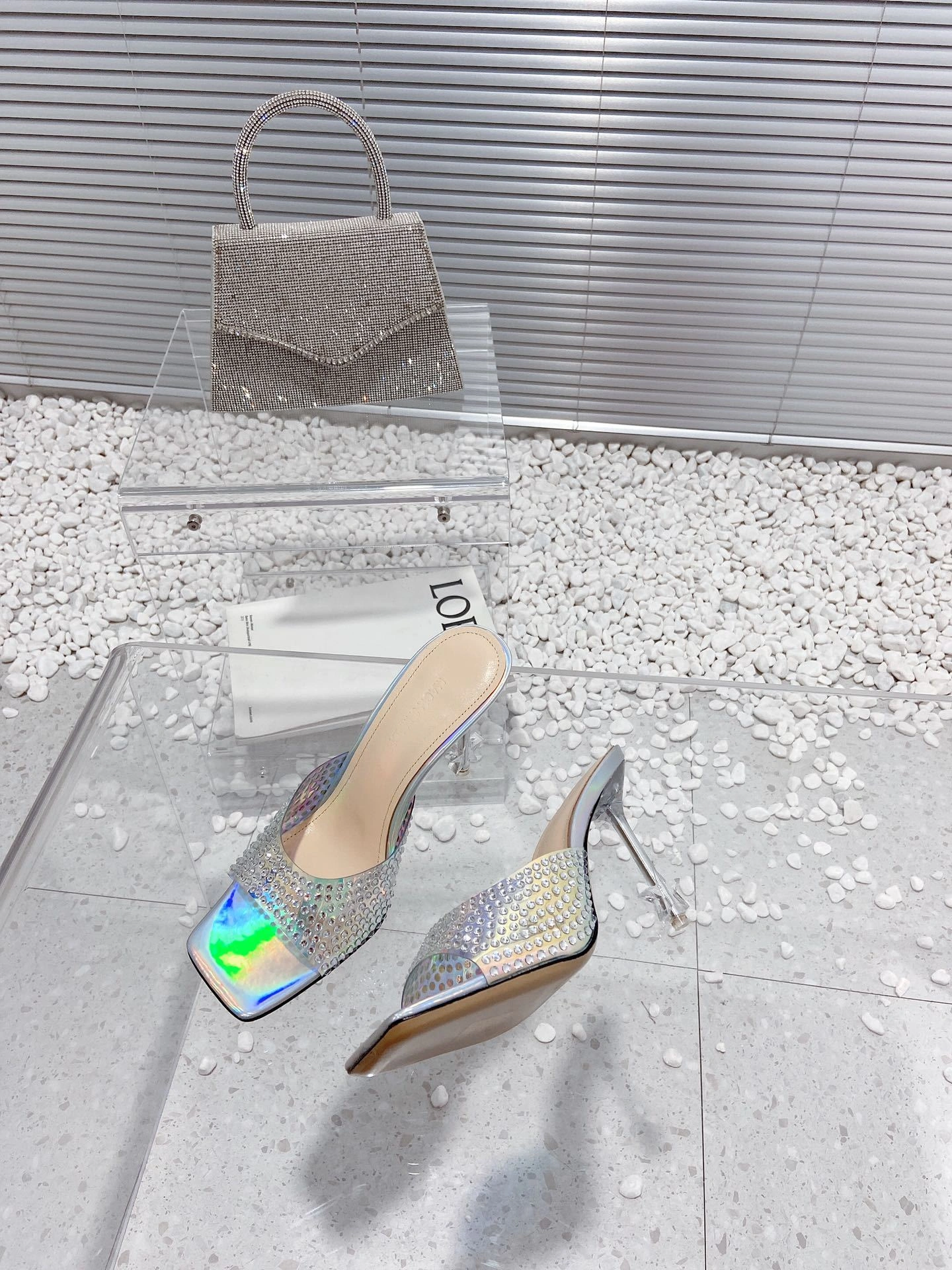 coco-- FW22S0105IRI001 8.5cm Heel height item:C-X000E1116